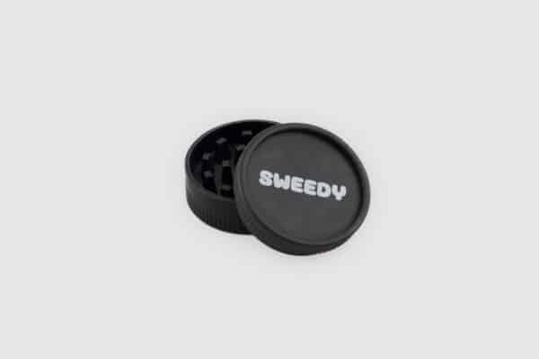 Grinder Bio Hemp 2 Piani Sweedy Nero Aperto