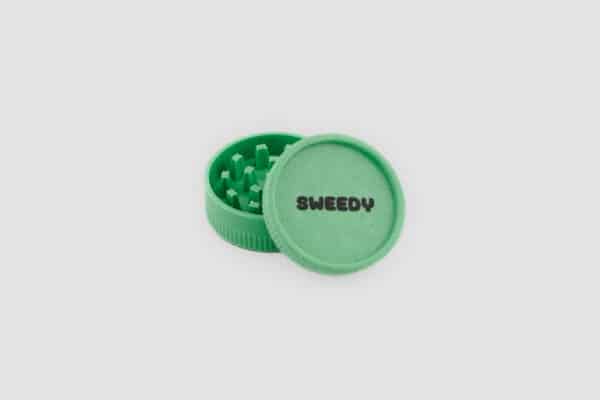 Grinder Bio Hemp 2 Piani Sweedy Verde Aperto