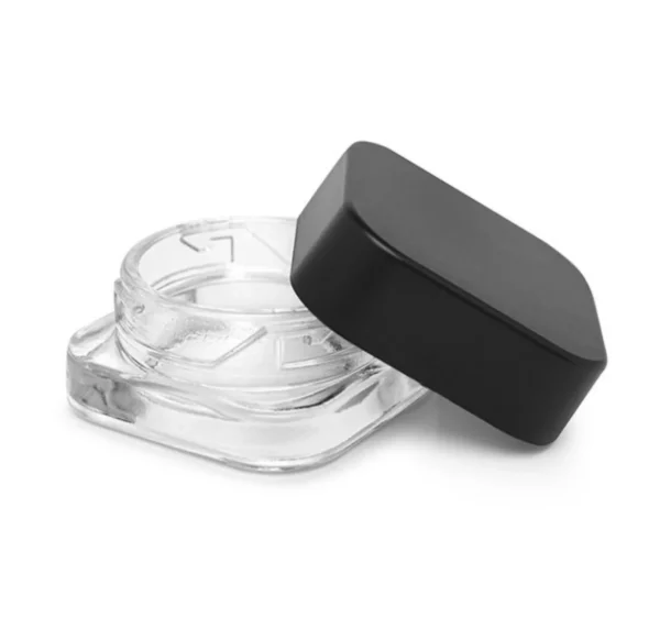 Jar contenitore quadrato in vetro anti-aderente 7ml