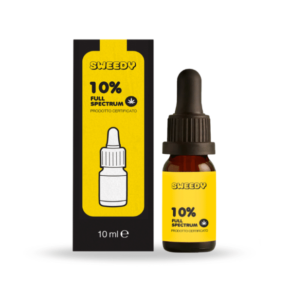 Mockup Confezione in cartoncino + Boccetta Olio Full Spectrum 10%