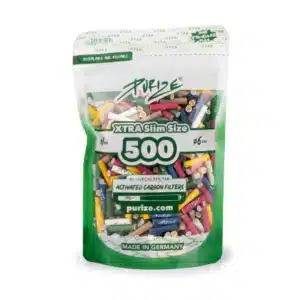 Pack da 500 Filtri a carboni attivi Purize Xtra Slim 5,9mm